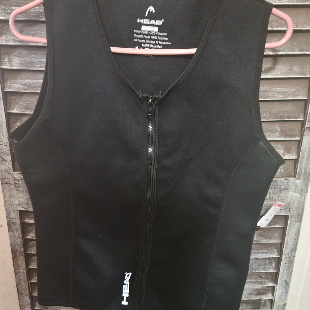 Head Black Wetsuit Zip Vest